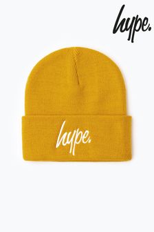 黃色 - Hype 男孩脚本针织帽 (956872) | NT$840