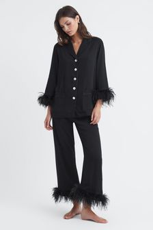 שחור - Sleeper Detachable Feather Pyjama Set (956945) | ‏1,710 ‏₪