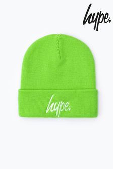 ירוק כהה - כובע גרב עם כיתוב של Hype לבנים (957022) | ‏91 ‏₪