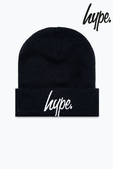 Hype Black Script Hat