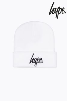 白色 - Hype 男孩脚本针织帽 (957165) | NT$840