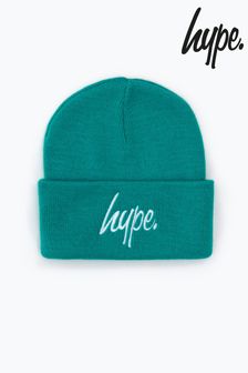 綠色、白色 - Hype 男孩脚本针织帽 (957257) | NT$840