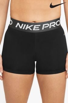 Negro - Pantalones cortos metalizados de talle medio Pro 3" de Nike (958499) | 47 €
