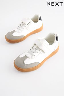 White Touch Fastening Chevron Shoes (958760) | 101 SAR - 143 SAR