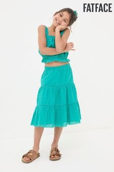 FatFace Green Broderie Skirt & Top Set (958966) | KRW68,300