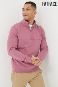 FatFace Pink Fowey Half neck Sweatshirt (959581) | $109