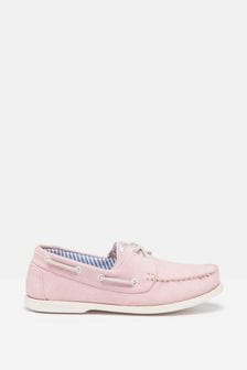 Joules Joules X Chatham Pink Jetty Deck Shoes (959774) | HK$607