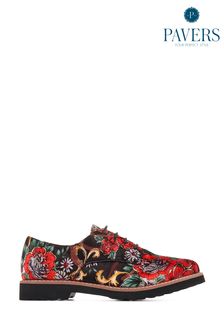 Легкие красные туфли на шнуровке Pavers (959931) | €21