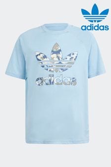 adidas Originals Light Blue Camo T-Shirt