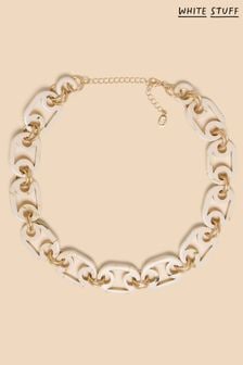 White Stuff Natural Ema Resin Chain Necklace (961057) | 143 SAR