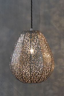 Nickel Oriana Easy Fit Pendant Lamp Shade