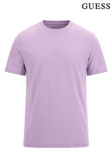 Guess Purple Aidy Crew Neck Short Sleeve T-Shirt