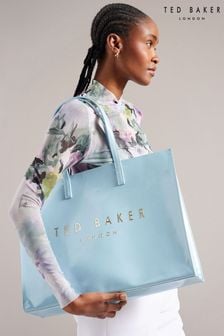 Ted Baker Blue Crinkle Ew Icon Tote Bag (961831) | €86