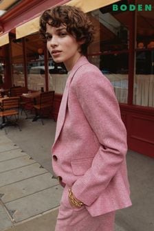 Boden Pink The Marylebone Wool Blazer (962221) | €141