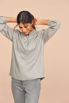 Notch Neck Top