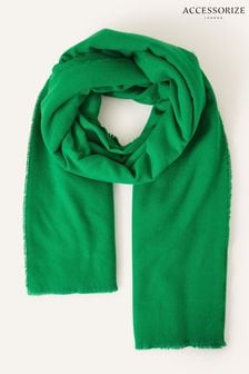 Accessorize Green Grace Supersoft Blanket Scarf (963203) | kr400
