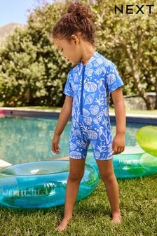 Blue Sunsafe Swimsuit (3mths-7yrs) (963709) | AED63 - AED73