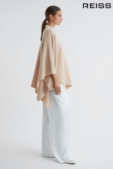 Reiss Megan Relaxed Wool-Cashmere Poncho