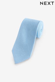 Light Blue - Linen Tie (964430) | kr290