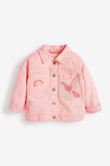 Veste style western à motif licorne brodé (3 mois - 7 ans)