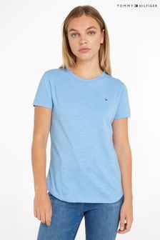 Синяя приталенная футболка с круглым вырезом Tommy Hilfiger 1985 (964714) | €34