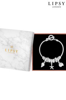 Lipsy Jewellery Silver Tone Coastal Charm Gift Boxed Bracelet (964851) | €29