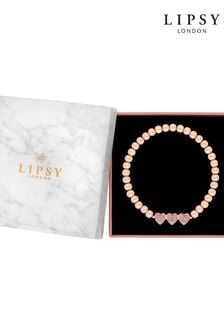 Lipsy Jewellery Pink Micro Pave Stretch Bracelet - Gift Boxed (964859) | HK$257