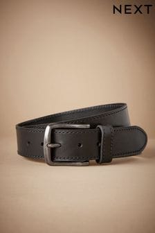 שחור - Signature Stitch Detail Casual Belt (965470) | ‏86 ‏₪