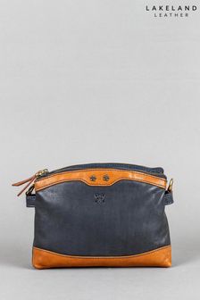 Lakeland Leather Blue Hartsop Zip Leather Cross-Body Bag (965805) | $95