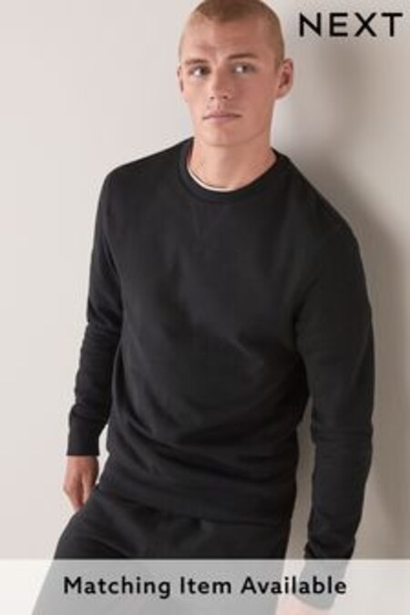 Black Crew Sweatshirt (966168) | INR 2,560