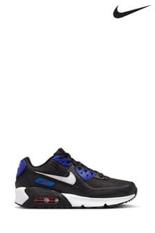 Negru/Alb/Roșu - Pantofi sport pentru tineri Nike Air Max 90 (966210) | 597 LEI