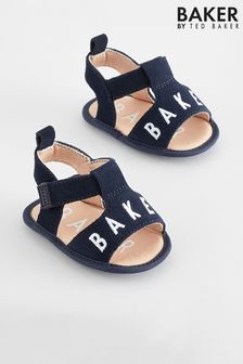 Baker by Ted Baker Baby Boys Navy Padders Sandals (967442) | EGP760