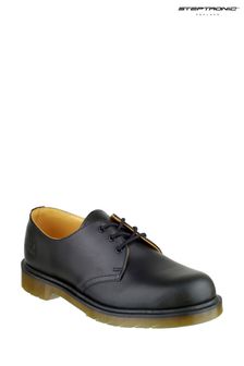 Noir - Chaussures Dr. Martens B8249 lacées en cuir noir (968238) | €0