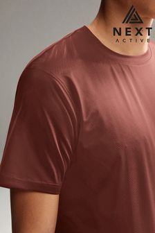 Bronze Active Gym and Training Textured T-Shirt (968643) | 72 SAR