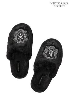 Victoria's Secret Black And White Crest Slippers (968970) | €40