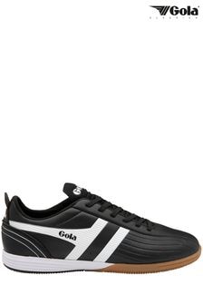 Gola Black Super Cobra TX Microfibre Lace-Up Juniors Football Trainers (970063) | $69