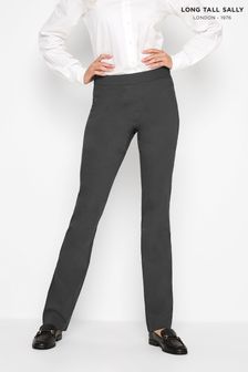 Long Tall Sally Grey Bi Stretch Bootcut Trousers (970106) | AED216