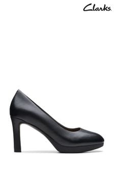 Clarks Black Leather Ambyr2 Braley Shoes (970663) | kr1 280