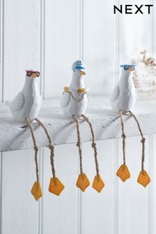 White Set of 3 Seagull Decorations (971085) | 392 UAH