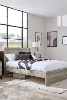 Grey Oak Effect Bronx Wooden Bed Frame (971445) | €550 - €675