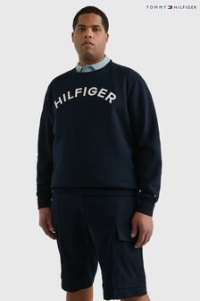 Tommy Hilfiger Big & Tall Hilfiger Arched Sweatshirt mit Rundhalsausschnitt, Blau (971660) | 94 €