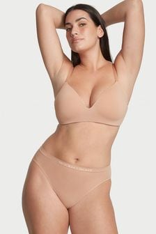 Praline Nude - Victoria's Secret High Leg Brief Knickers (971851) | kr160