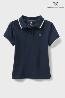 قميص بولو كاجوال قطن عضوي أزرق من Crew Clothing Company (972111) | 98 د.إ - 109 د.إ