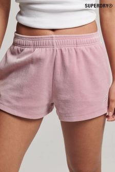 Superdry Pink Logo Velour Shorts (972380) | 54 €