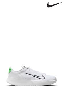 Nike White/Black Court Vapor Lite 2 Hard Court Tennis Shoes (972439) | $127