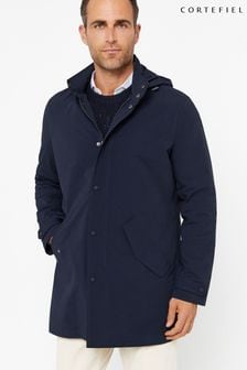 Cortefiel Blue Hooded Raincoat (972592) | €83