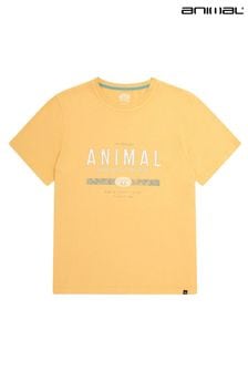 Animal Mens Yellow Jacob Organic T-Shirt (972726) | 124 QAR