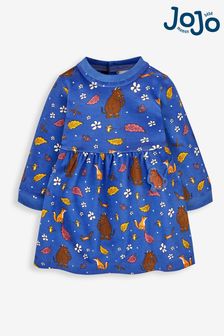 JoJo Maman Bébé Indigo The Gruffalo With Pet In Pocket Sweat Dress (973040) | NT$1,100