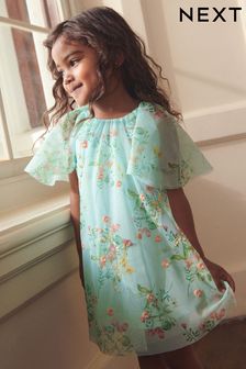 Mint Green Embellished Tulle Party Dress (3mths-10yrs) (973199) | TRY 437 - TRY 575