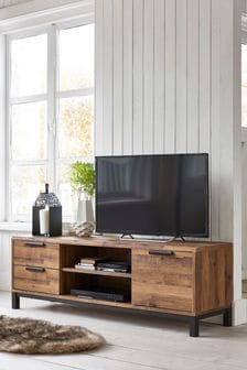 Bronx Oak Effect Wide TV Stand with Drawers (973725) | €400